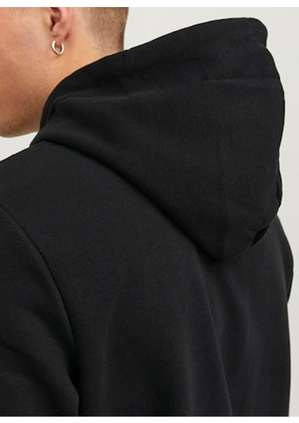 Siyah Erkek Kapüşon Regular Fit Sweatshirt Jjecorp Old Logo Sweat Hood Noos indirimleri