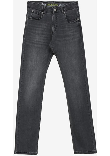 Koyu Gri Erkek Düz Paça Slim Fit Denim Pantolon L72A008E47 Extreme Motion Slim Pant