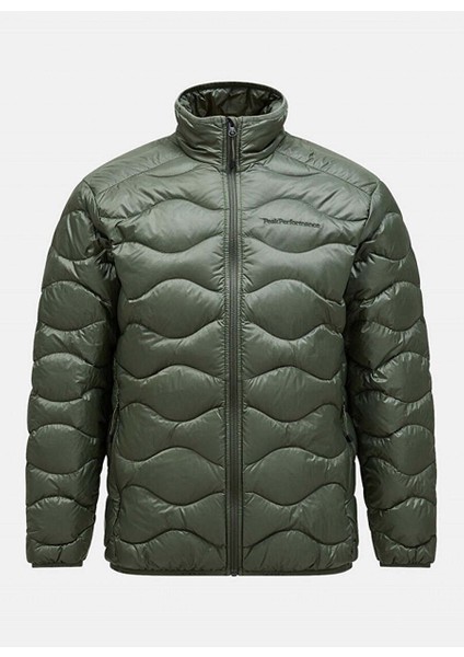 M Helium Down Jacket-Pıne Needle Fermuarlı Yaka Normal Kalıp Erkek Ceket