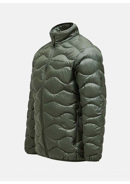 M Helium Down Jacket-Pıne Needle Fermuarlı Yaka Normal Kalıp Erkek Ceket
