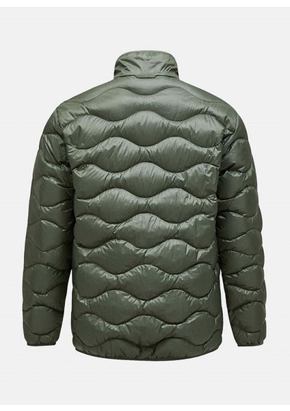 M Helium Down Jacket-Pıne Needle Fermuarlı Yaka Normal Kalıp Erkek Ceket