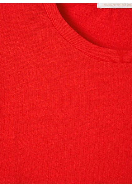 Kırmızı Erkek Standart T-Shirt MBYSA18BE25VOLC fiyatları