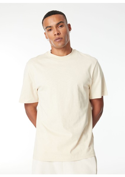 Bej Erkek Regular Fit T-Shirt W241673614 Bej T-Shirt fiyatları
