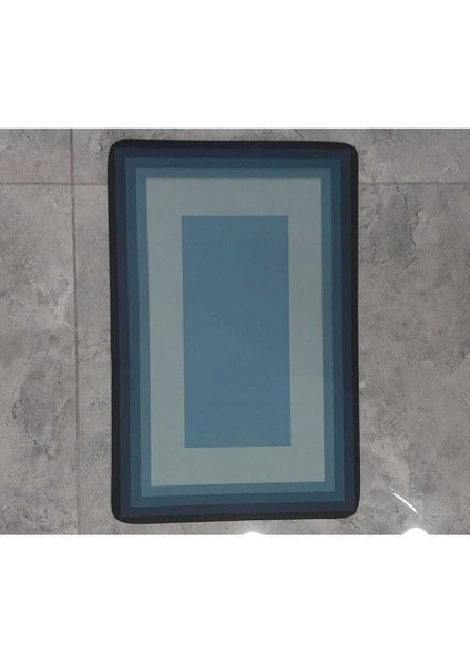 Kaymaz Tabanlı Su Emici Banyo ve Mutfak Paspası 58 x 38CM Dikdörtgen