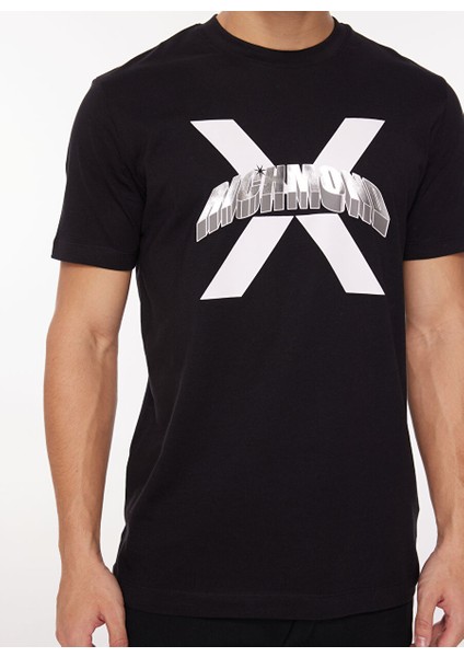 Bisiklet Yaka Siyah Erkek T-Shirt UMA23007TS indirimleri
