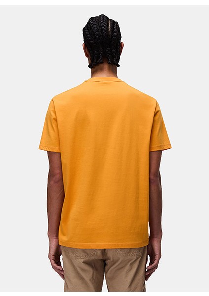 NP0A4IE6A701-S-VALDOR Ss Turuncu Relaxed Erkek T-Shirt