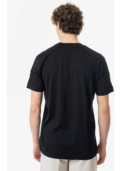 Bisiklet Yaka Siyah Erkek T-Shirt UMP24061TS fırsatları