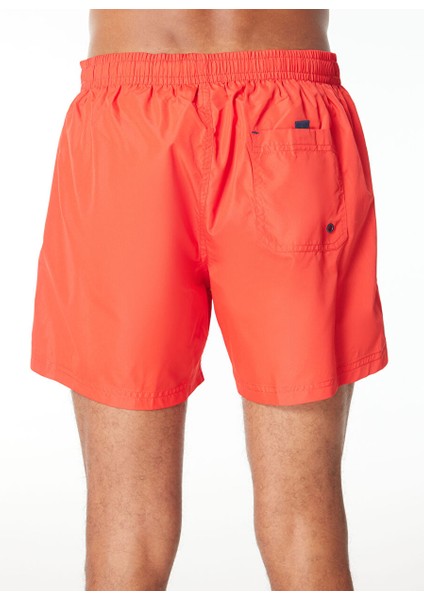 Kırmızı Erkek Normal Baskılı Şort Mayo PMB10393 257 Logo Swımshort indirimleri