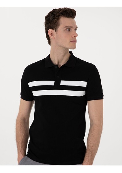 Siyah Slim Fit Tişört