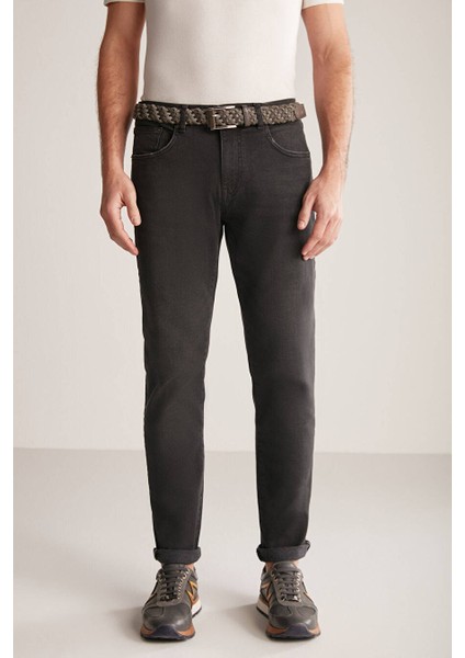 Slim Fit Siyah Denim Pantolon fiyatları