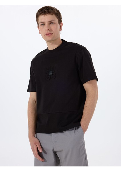 Siyah Erkek Relaxed T-Shirt 50535499_DEBOSTAC 10261766 01 modelleri