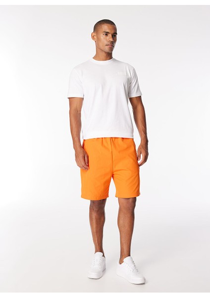 Turuncu Erkek Normal Sweat Şort AMBURGOPC046-_BERMUDA Uomo