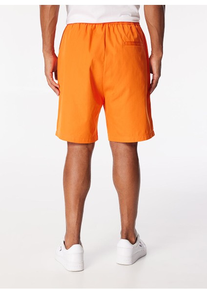 Turuncu Erkek Normal Sweat Şort AMBURGOPC046-_BERMUDA Uomo