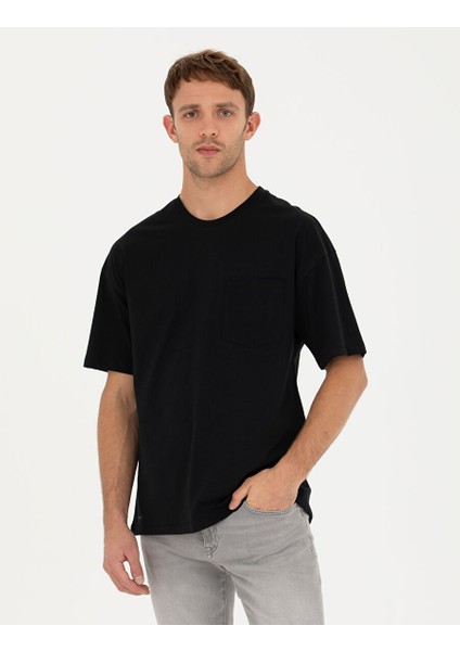 Siyah Comfort Fit Tişört