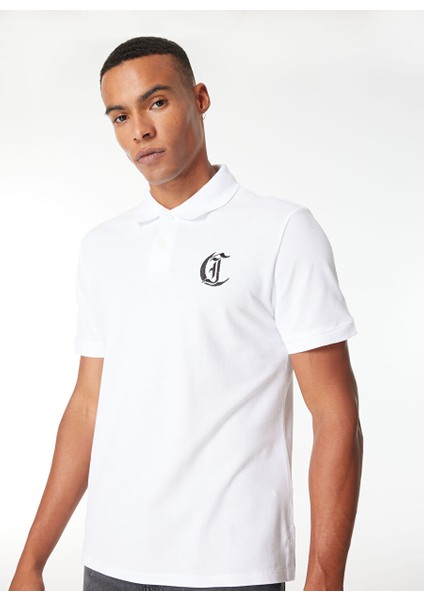 Beyaz Erkek Slim Fit Polo T-Shirt 76OAGG17 fiyatları