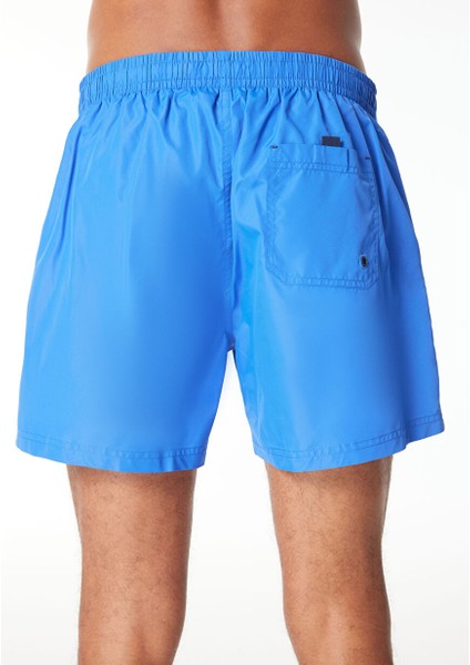 Mavi Erkek Normal Baskılı Şort Mayo PMB10393 551 Logo Swımshort