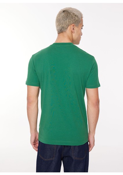 Bisiklet Yaka Yeşil Erkek T-Shirt UMA23140TS indirimleri