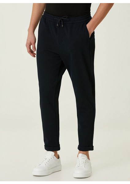 Bağlamalı Bel Comfort Fit Lacivert Erkek Eşofman Altı 1090746