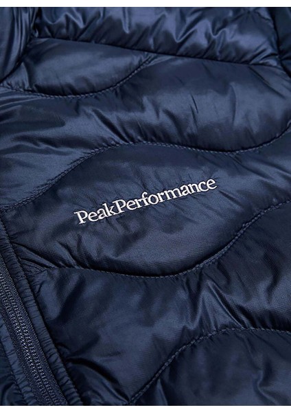 M Helium Down Jacket-Blue Shadow Fermuarlı Yaka Normal Kalıp Erkek Ceket