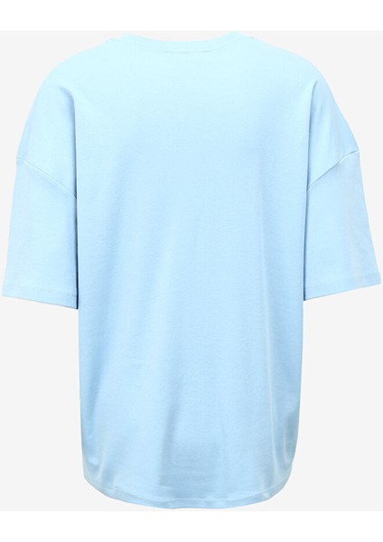 Bisiklet Yaka Mavi Erkek T-Shirt UMA23004TS fiyatları