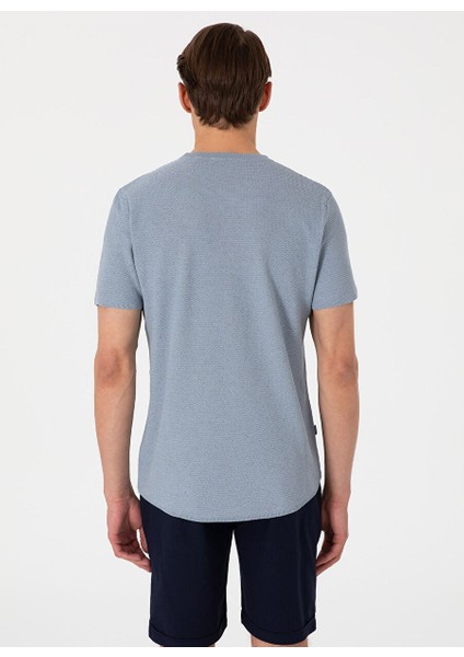 Mavi Erkek Bisiklet Slim Fit Kazak Jaspe