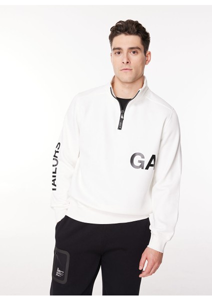 Kapüşon Yaka Krem Erkek Sweatshırt Szw G520 Garments_garments Regular fiyatları
