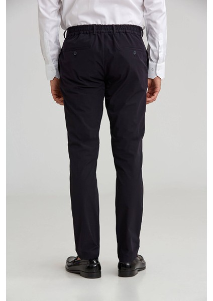 Erkek Beli Lastikli Spor Pantolon Lacivert PNS23Y23006_D39 fiyatları
