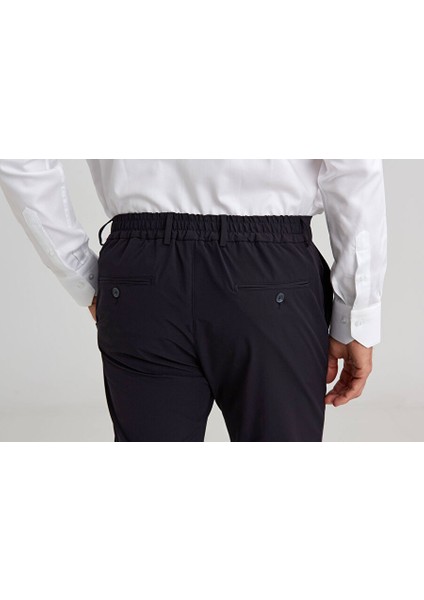 Erkek Beli Lastikli Spor Pantolon Lacivert PNS23Y23006_D39 modelleri