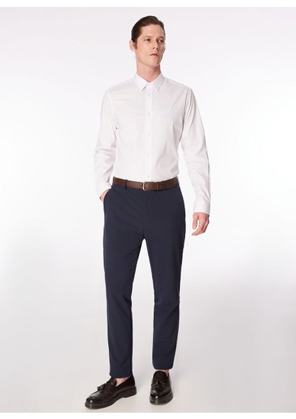 Beyaz Erkek Slim Fit Gömlek F4SM-GML 1003