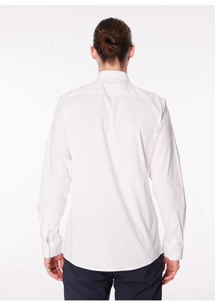 Beyaz Erkek Slim Fit Gömlek F4SM-GML 1003