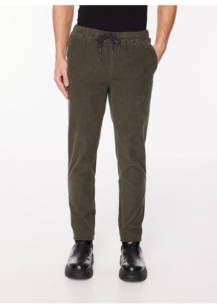Normal Bel Normal Paça Slim Fit Haki Erkek Pantolon FM23W16PU