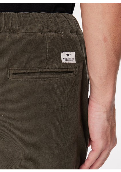 Normal Bel Normal Paça Slim Fit Haki Erkek Pantolon FM23W16PU