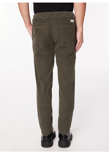 Normal Bel Normal Paça Slim Fit Haki Erkek Pantolon FM23W16PU