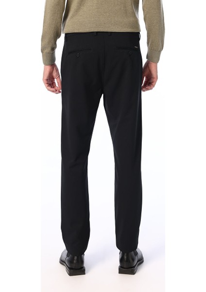 Siyah Erkek Regular Fit Düz Chino Pantolon FC4WM-PNT 2795