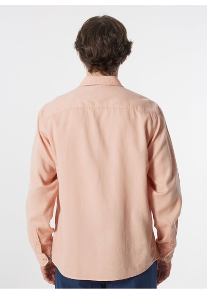Regular Fit Açık Pembe Erkek Gömlek L241262590 Uzun Kollu Gömlek