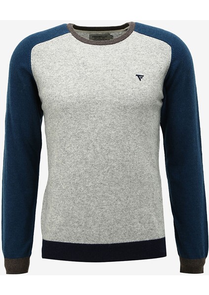 Bisiklet Yaka Slim Fit Bej Erkek Kazak FM23W31MG