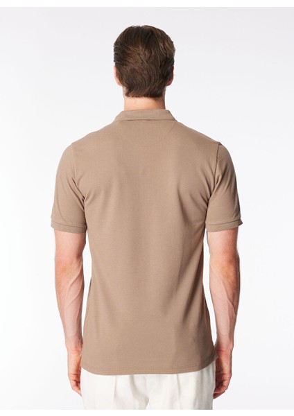 Polo Yaka Düz Kahve Erkek T-Shirt PE2706SS T-Shirtkahve indirimleri