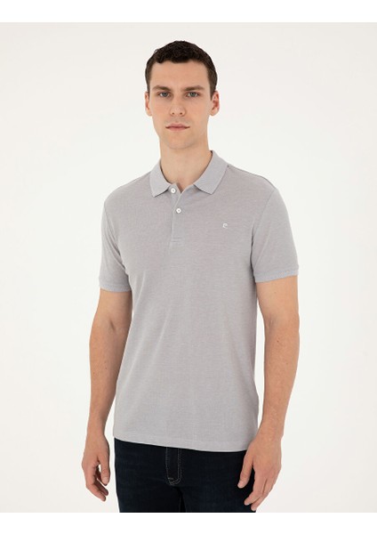 Açık Gri Melanj Slim Fit Tişört modelleri