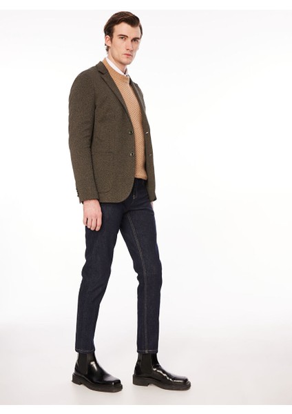 Slim Fit Yeşil Erkek Ceket A272GEGE78TP963/T-