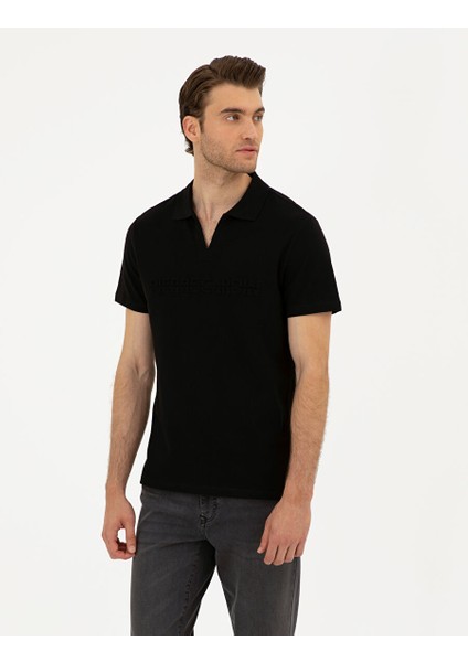 Siyah Slim Fit Tişört