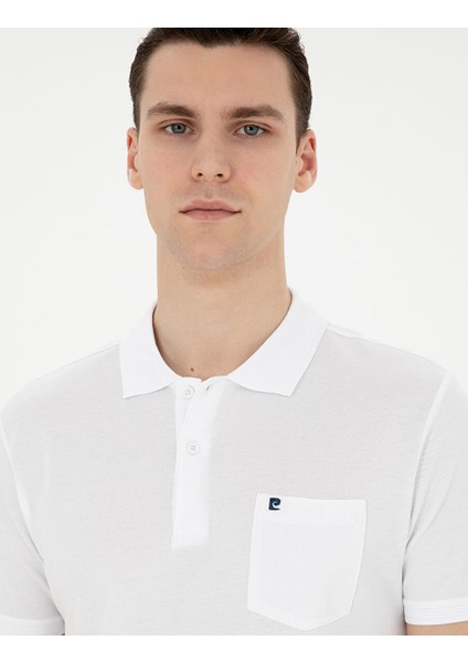Beyaz Regular Fit Basic Tişört