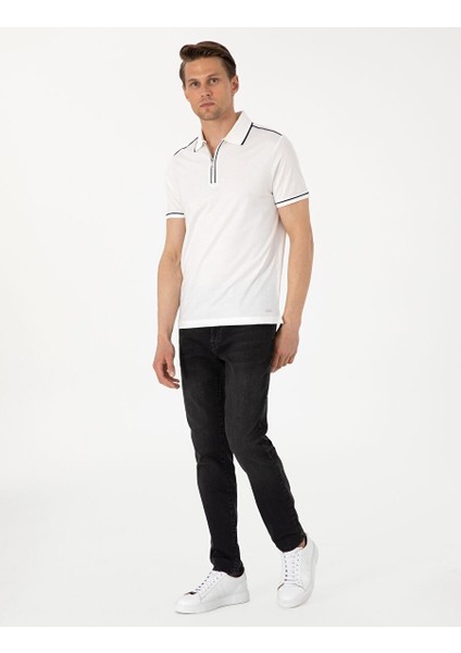 Siyah Slim Fit Jean Pantolon