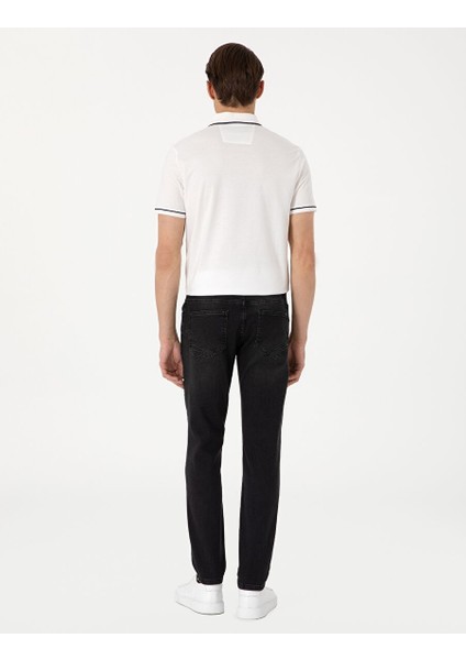 Siyah Slim Fit Jean Pantolon fırsatları