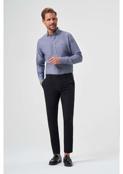 Erkek Beli Lastikli Spor Pantolon Sıyah PNS23Y23006_D99
