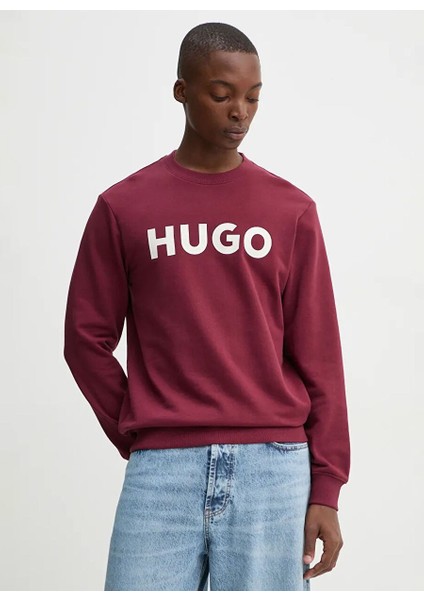 Kırmızı Erkek Bisiklet Regular Fit Düz Sweatshirt 50477328_DEM