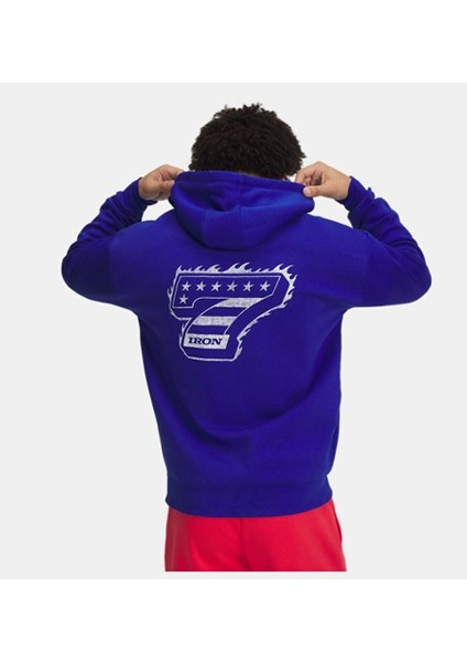 Erkek Ua Project Rock Icon Fleece Fermuarlı Ceket 1389914-400