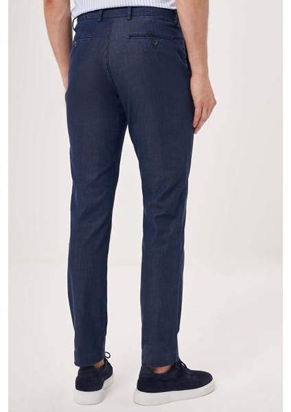 Erkek 4 Cep Spor Pantolon Lacivert PNS23Y23101_D39