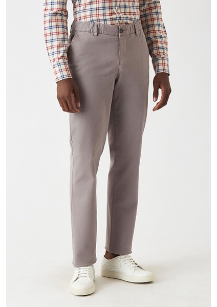Erkek 4 Cep Lastikli Spor Pantolon Gri PNS22K22229_D55 fırsatları