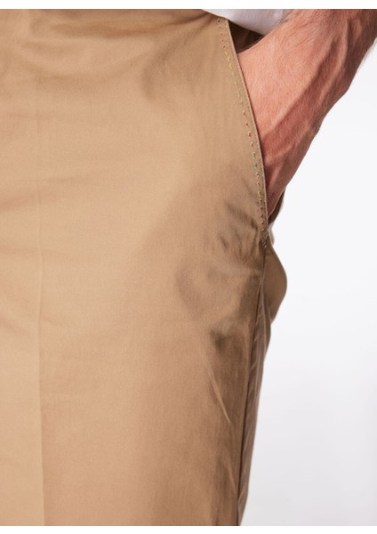 Bej Erkek Slim Fit Şort PB1249SS Şortbej