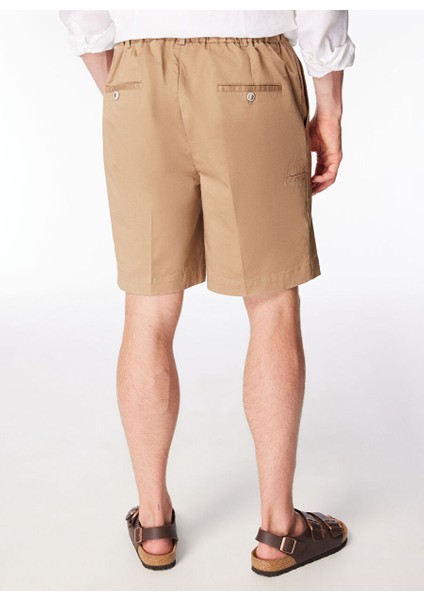 Bej Erkek Slim Fit Şort PB1249SS Şortbej